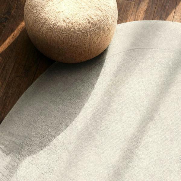Villeroy & Boch 1812 Wool Rug Organic Round Natural Cream