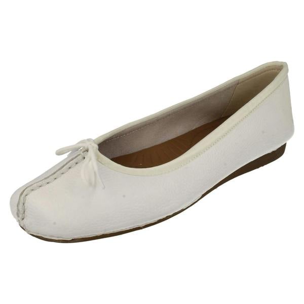 Clarks Ladies Clarks Comfort Everyday Flats Freckle Ice