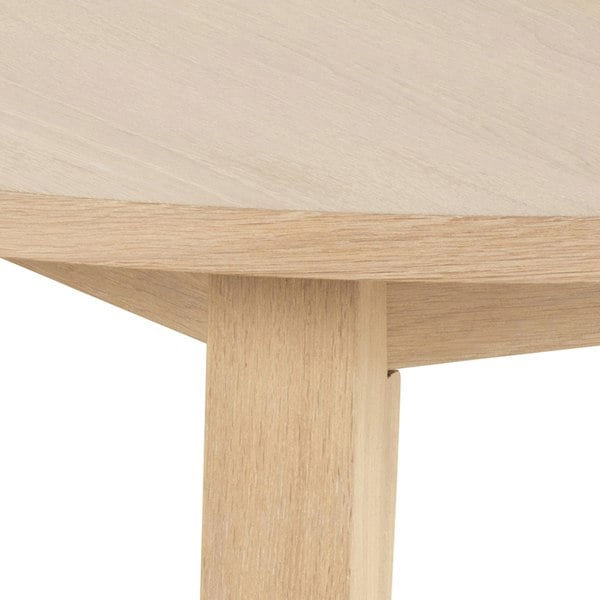 Furniture To Go A-Line Round Dining Table in White Oak