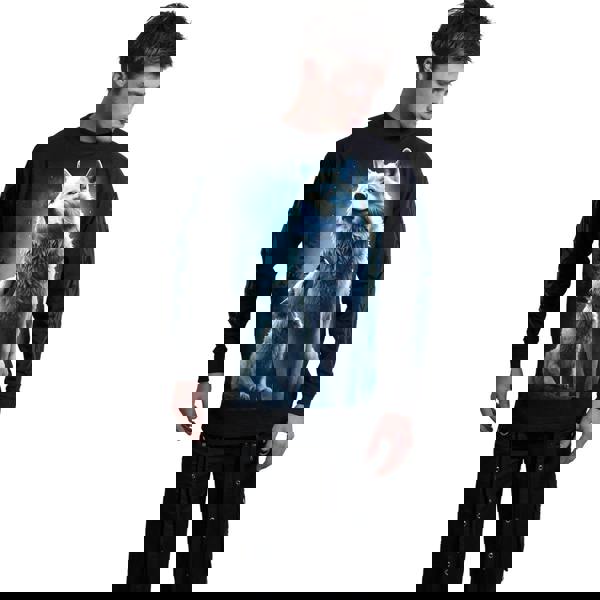 Spiral Direct WOLF GUARDIAN - Longsleeve T-Shirt Black