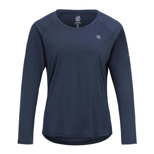 Dare 2B Womens Serenity Long-Sleeved T-Shirt - Navy - Navy - 80% Recycled Polyester/20% Lyocell