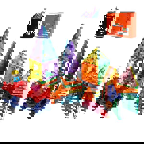 Dekko 100PC Magnetic Building Tiles Kid Creative 3D Educational Construction Toy