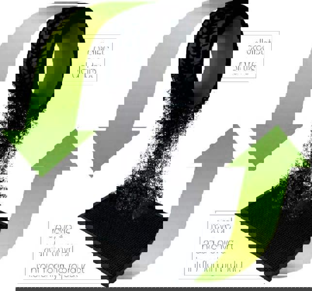 Nicoman Eco-Friendly Rubber Step Mat - Red Border