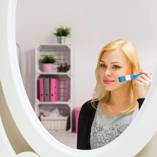 Aquarius Colourful Paintbrush Makeup Foundation Brush Blue Professional Beauty Tool