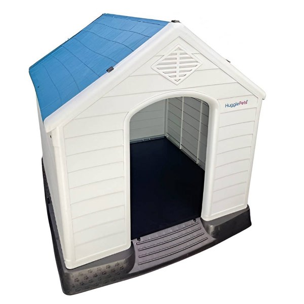 HugglePets Plastic Dog Kennel with Base (413)