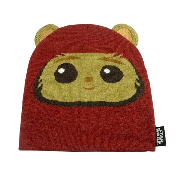 Star Wars Unisex Adult Face Ewok Beanie - Brown