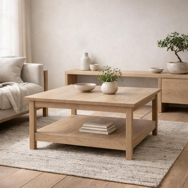 Wyld Haus Gossmere Hickory Oak Effect Coffee Table