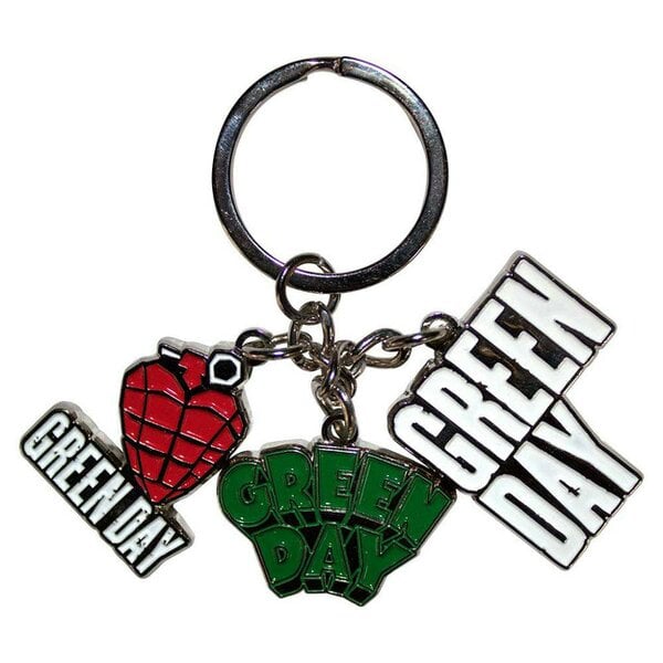 Green Day Band Logo Charms Keychain