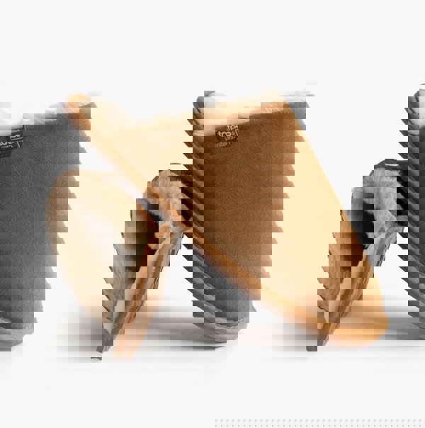 Totes Isotoner REAL SUEDE MULE Womens Slippers Tan