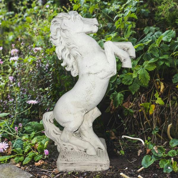 Stunning Medium Rearing Horse Statue