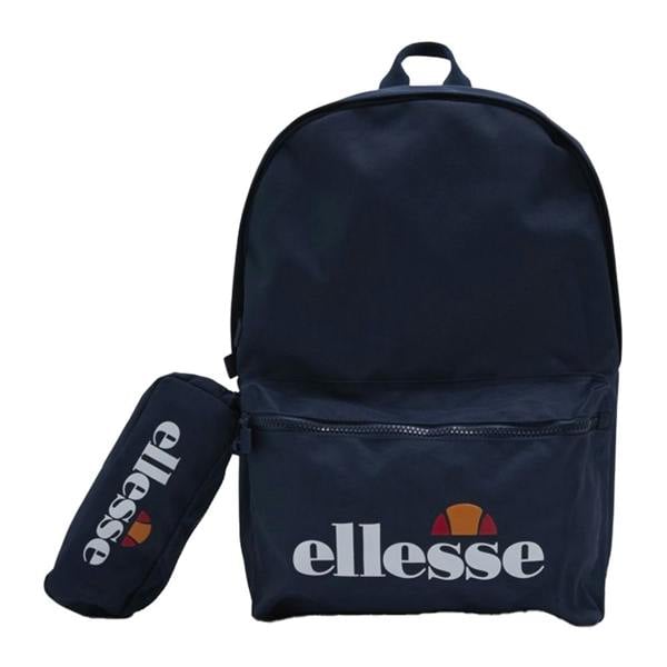 Ellesse Ralfa Logo 19.5L Backpack & Pencil Case - Navy - 