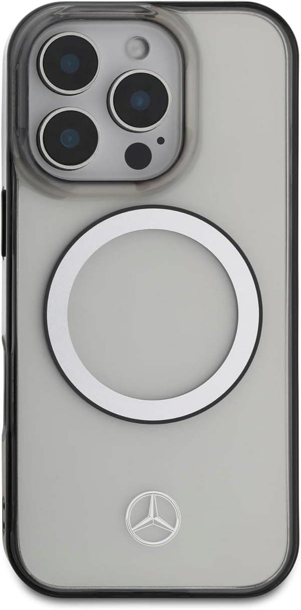 Mercedes Printed Logo Case with MagSafe for iPhone 16 Pro Max 6.9" Clear - MEHMP16X23HUOKC