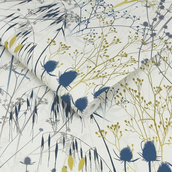 Clarissa Hulse Summer Border Wallpaper | Blue