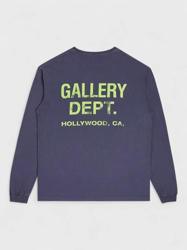 Gallery Dept. Souvenir Long Sleeve Shirt Navy