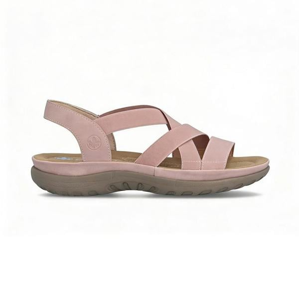 Rieker Rieker 64857 Womens Ankle Strap Sandals Rose