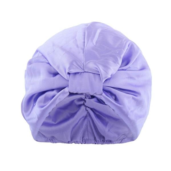 Satin Sleep Turban, Lilac