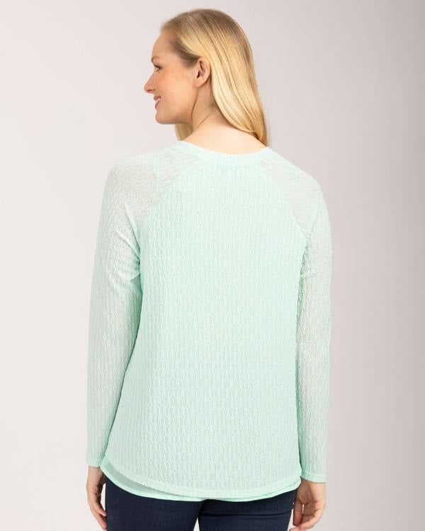 Mudflower Stretch Mesh Top