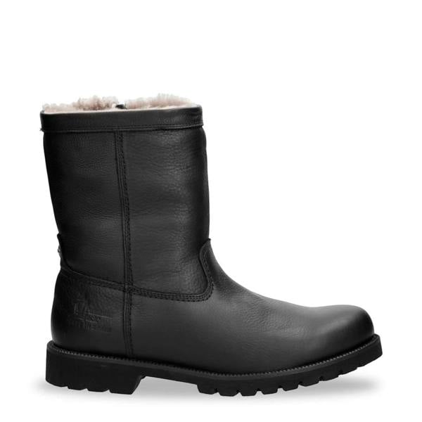 Panama Jack Fedro Igloo C3 - Men’s Black Waterproof Leather Ankle Boots