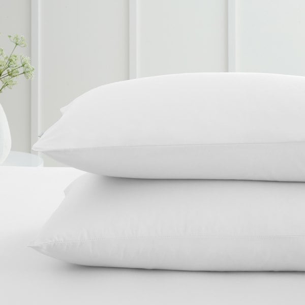 Bianca 200 Thread Count Cotton Percale Standard Pillowcase Pair