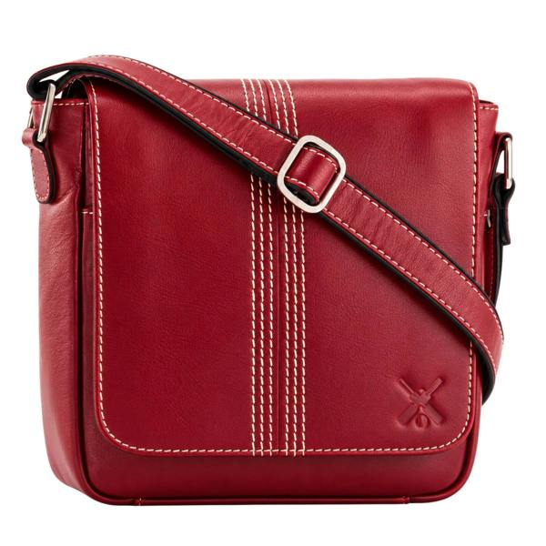 Mala Leather Edgbaston Flapover Crossbody