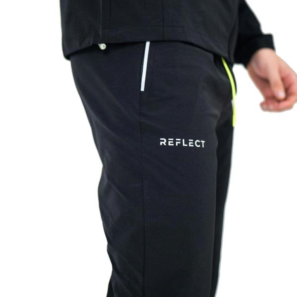 REFLECT Woven Capsule Track Pant Black