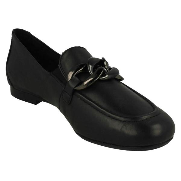 Remonte Ladies Remonte Smart Flat Shoes With Chain Detail D0K00