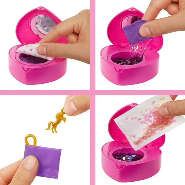 Barbie Colour Reveal Peel Unicorn Doll, 25 Accessories Magical Toy Gift For Kids