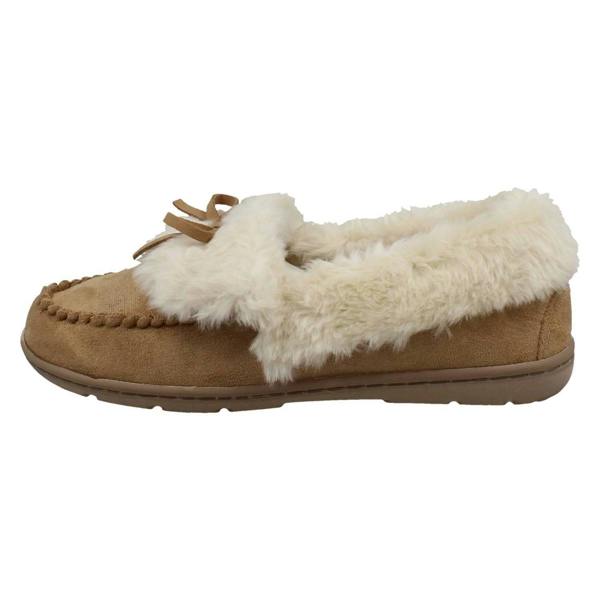 Clarks Ladies Clarks Moccasin Warm Lined Slippers Leno Cosy
