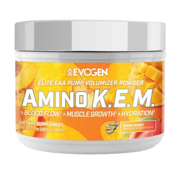 Evogen Amino K.E.M. EAA, Peach Mango - 483g