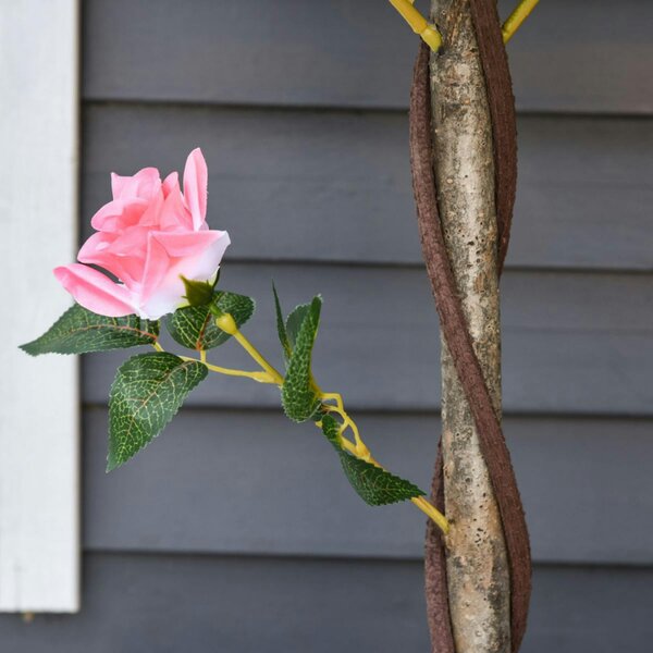 Dyzi 90cm Artificial Rose Tree 21 Flowers Potted Decorative Plant