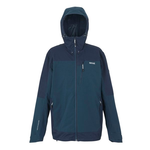 Regatta Mens Highton IV Stretch Waterproof Jacket - Moonlight Denim/Navy