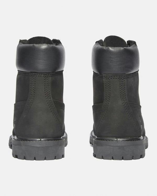 Timberland Womens Premium 6 Inch Waterproof Boots - Black - CHO - Designer Womens Boots