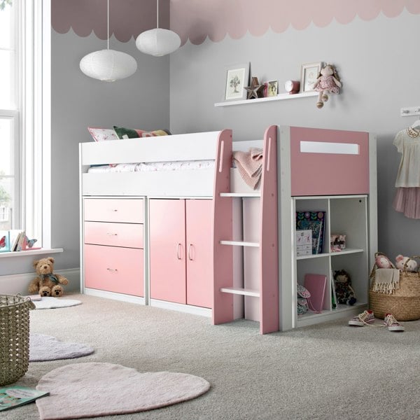 Bedmaster Lacy Mid Sleeper Storage Bed