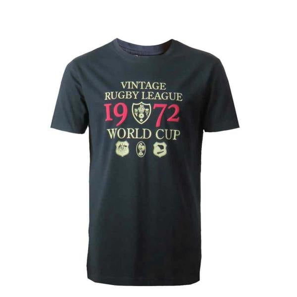 1972-Rugby-League-T-Shirt-World-Cup-Vintage-Navy-Front