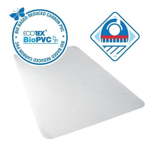 Floortex Ecotex® BioPVC Rectangular Chair Mat