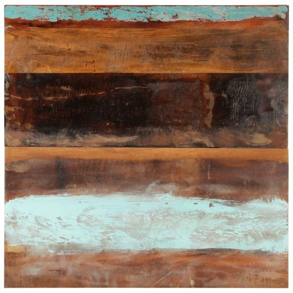 Berkfield Square Table Top 80x80 cm 25-27 mm Solid Reclaimed Wood