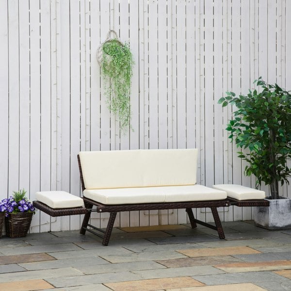 Rattan Loveseat