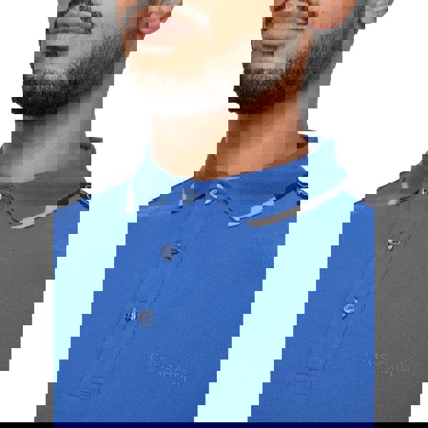 Crosshatch Mens Allred Polo Shirt - Blue - 