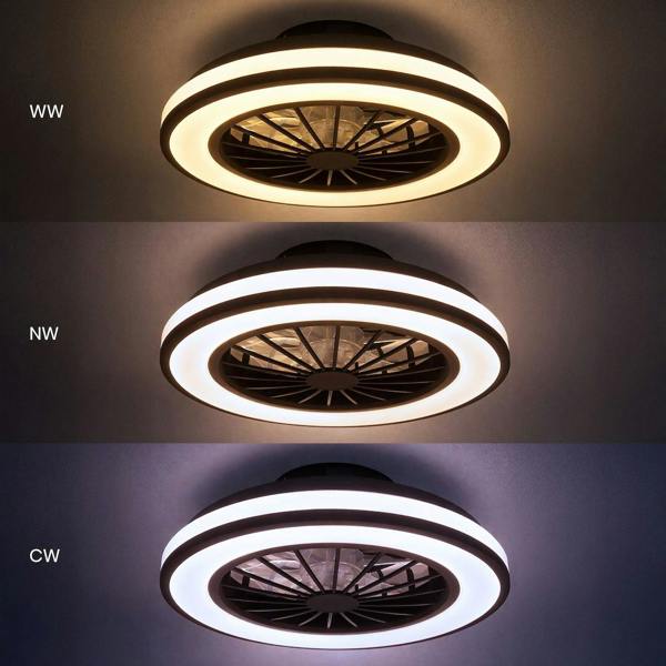 Milagro Blast 24W LED + 15W fan lamp with Remote Control