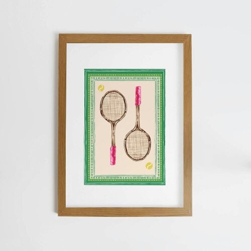 Joules Vintage Volley A2 Wood Frame | Green
