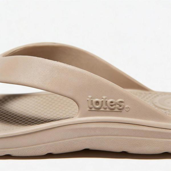 Totes Sol Bounce SOL Bounce 0350 Toe-Post Sandals   in  Taupe
