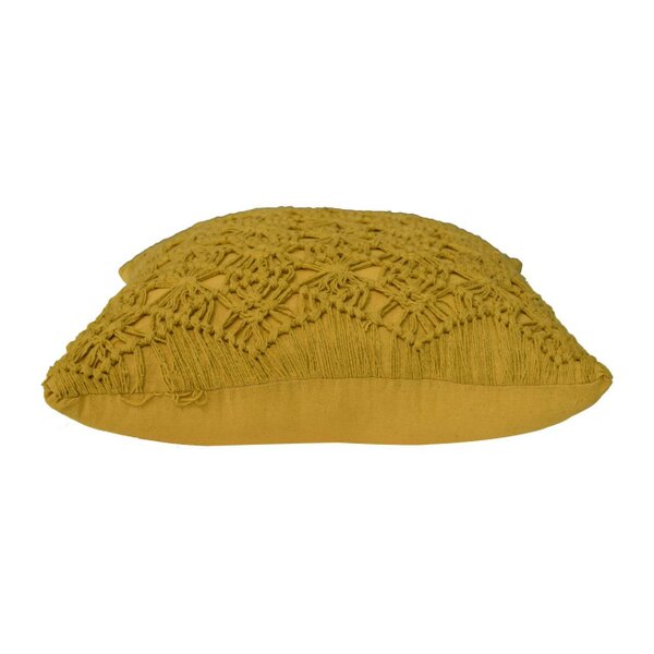 Wyld Haus Set of 2 Hautvillers Mustard Hanwoven Cushion Covers