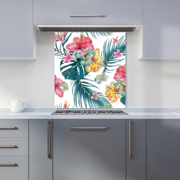Warren Reed - Designer Spring Summer Flowers Kitchen Splashback