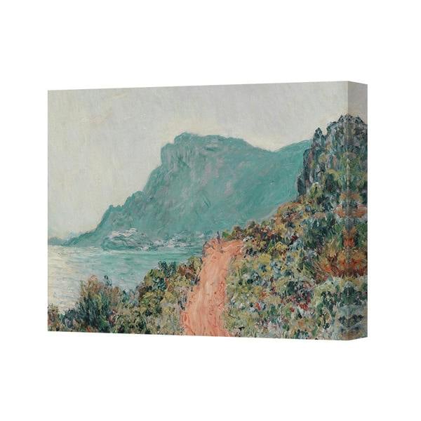 Benjamin Tate Design Coastal Cliff and Sea Landscape Canvas Art Print CANVAS-4114