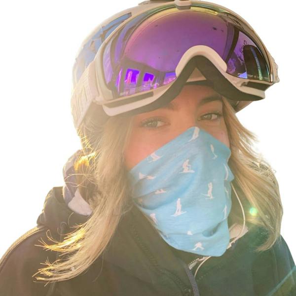 Powderhound Powder Blue Skier Unisex Snood