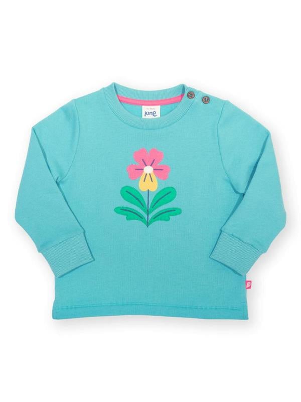 Kite Girls Organic Pansy Sweatshirt