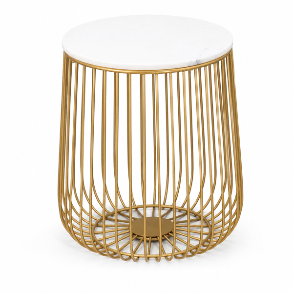 White Marble Top Coffee Table