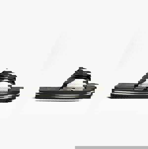 PDQ M275A Unisex Touch Fasten Strap Beach Sliders Black