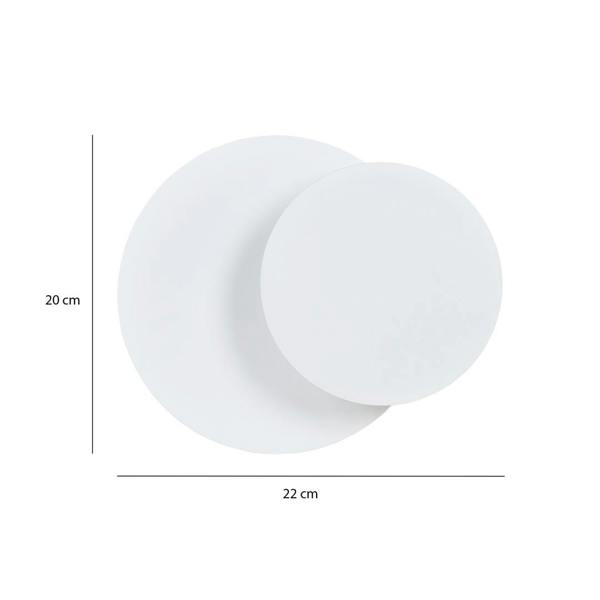Emibig CIRCLE Wall lamp 1 x G9 White
