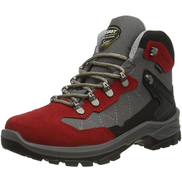 Grisport Womens Excalibur Suede Walking Boots - Red